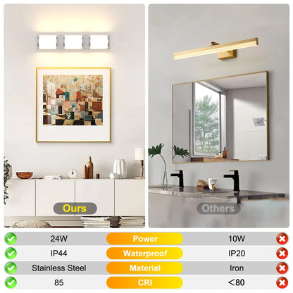 Led Bathroom Vanity Lights Over Mirror 3000K 6000K SY-V014