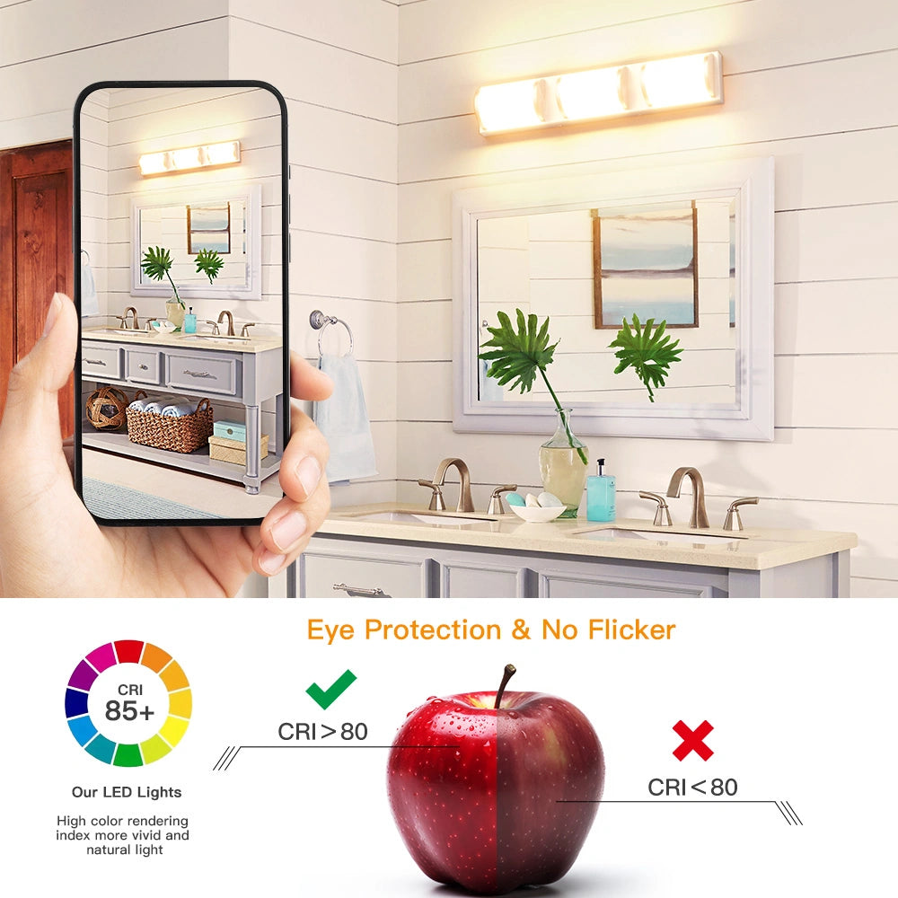 Led Bathroom Vanity Lights Over Mirror 3000K 6000K SY-V014