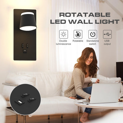 18W Rotatable Usb Bedside Wall Lights SY-I1010