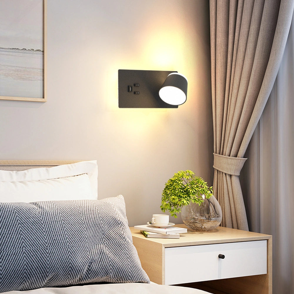 18W Rotatable Usb Bedside Wall Lights SY-I1010