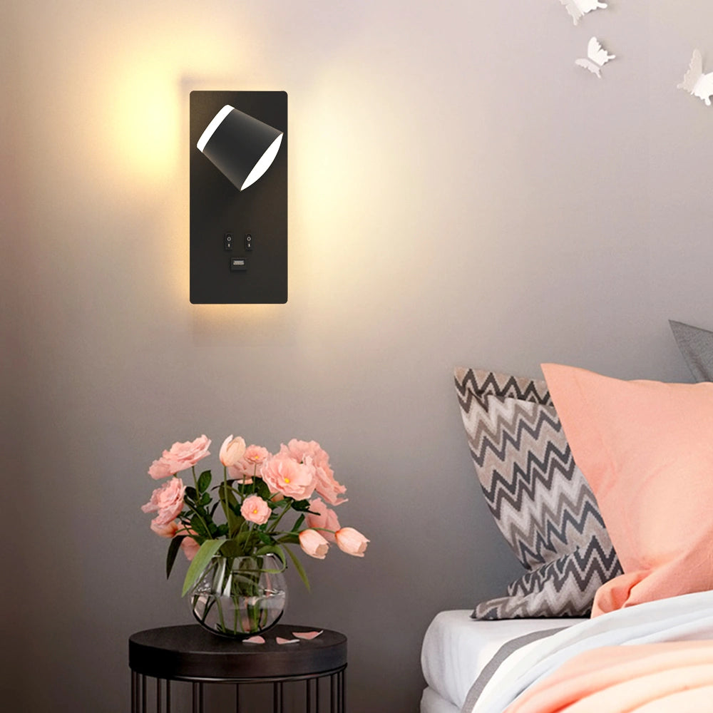 18W Rotatable Usb Bedside Wall Lights SY-I1010