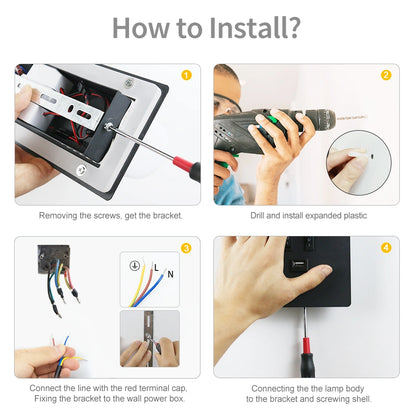 18W Rotatable Usb Bedside Wall Lights SY-I1010