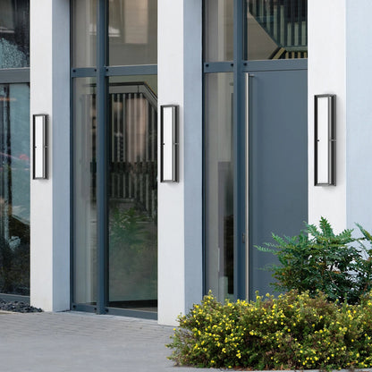 24 Inch Dimmable Aluminum Led Porch Black Outdoor Wall Lights SY-O9056-D