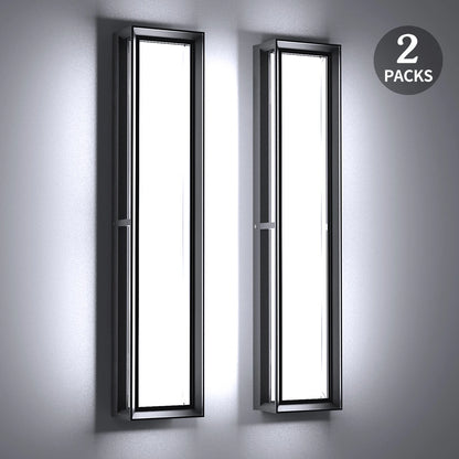 24 Inch Dimmable Aluminum Led Porch Black Outdoor Wall Lights SY-O9056-D
