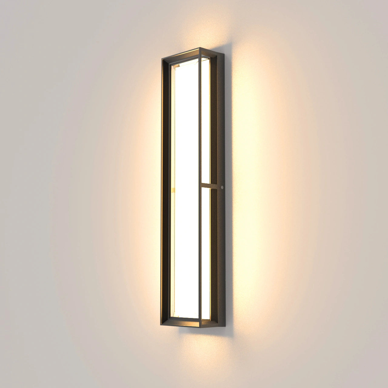 24 Inch Dimmable Aluminum Led Porch Black Outdoor Wall Lights SY-O9056-D