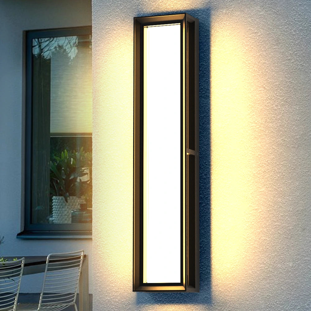 24 Inch Dimmable Aluminum Led Porch Black Outdoor Wall Lights SY-O9056-D