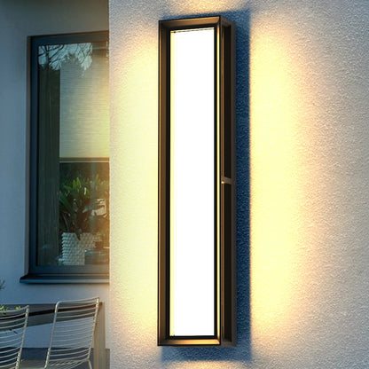 24 Inch Dimmable Aluminum Led Porch Black Outdoor Wall Lights SY-O9056-D