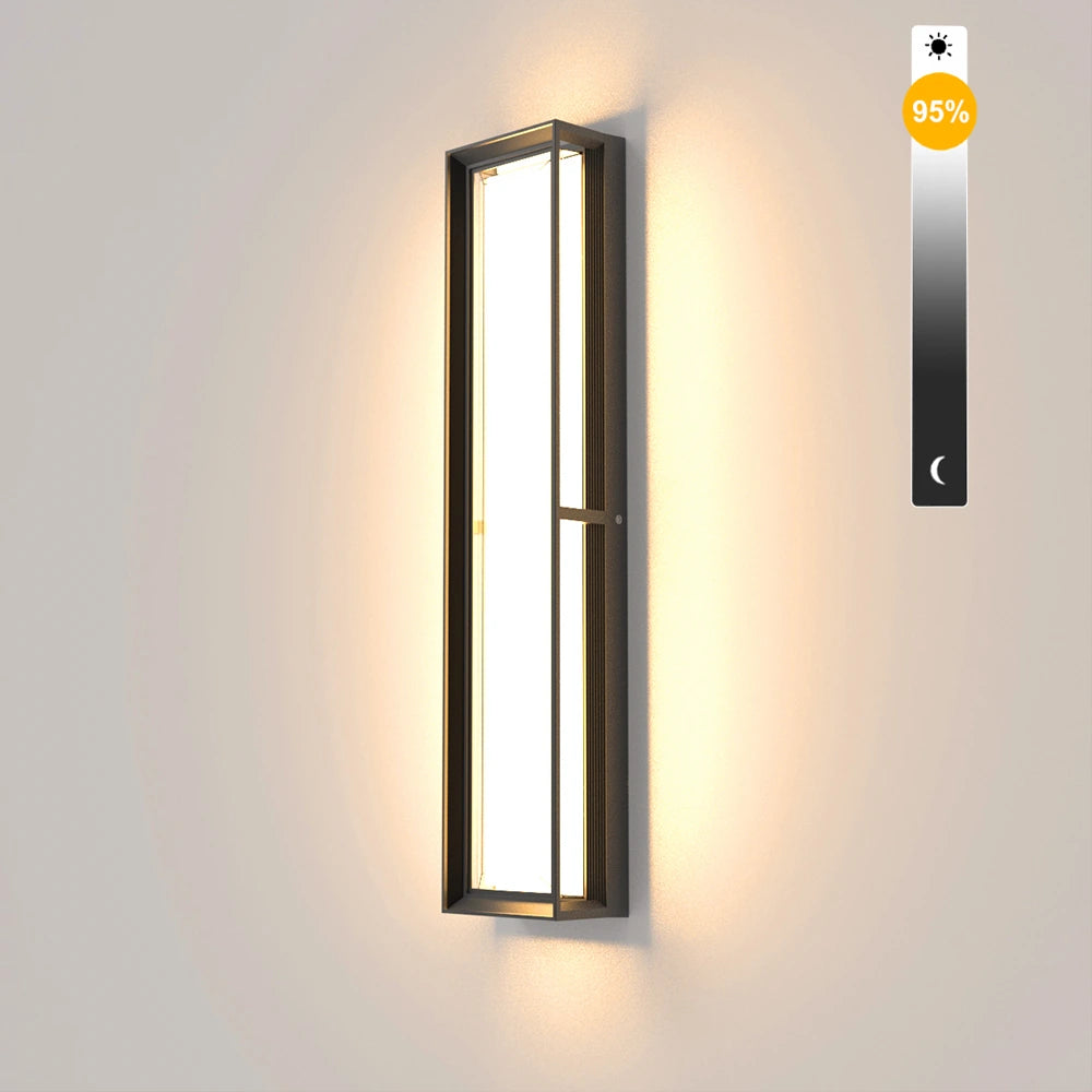 24 Inch Dimmable Aluminum Led Porch Black Outdoor Wall Lights SY-O9056-D