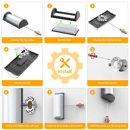 Aluminum Contemporary Outdoor Wall Lights Exterior Lantern SY-O9049