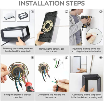 Exterior Wall Sconce Outdoor Black Porch Light Fixtures SY-O4021