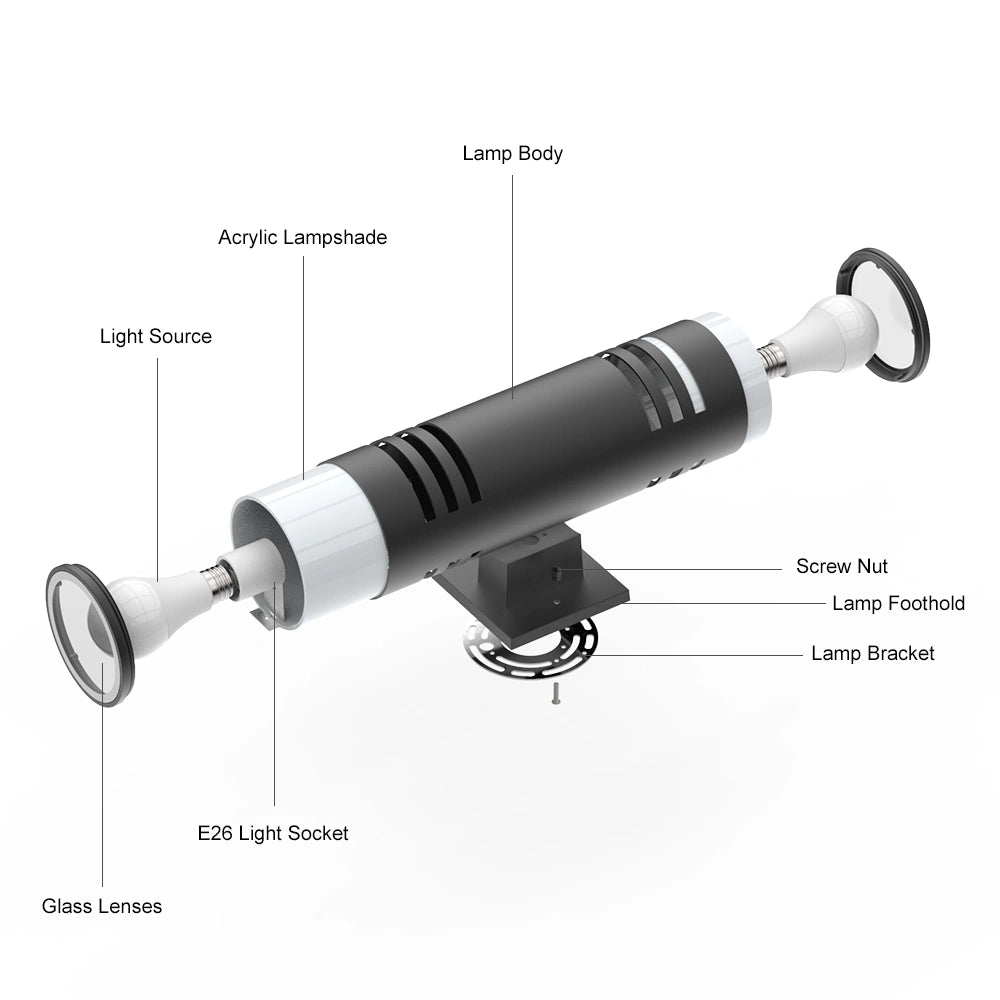 Up And Down lighting Exterior Wall Sconce SY-O3002