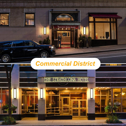 16 Inch 30W Dimmable Aluminum Outdoor Wall Mounted Front Porch Lights SY-O9074-D