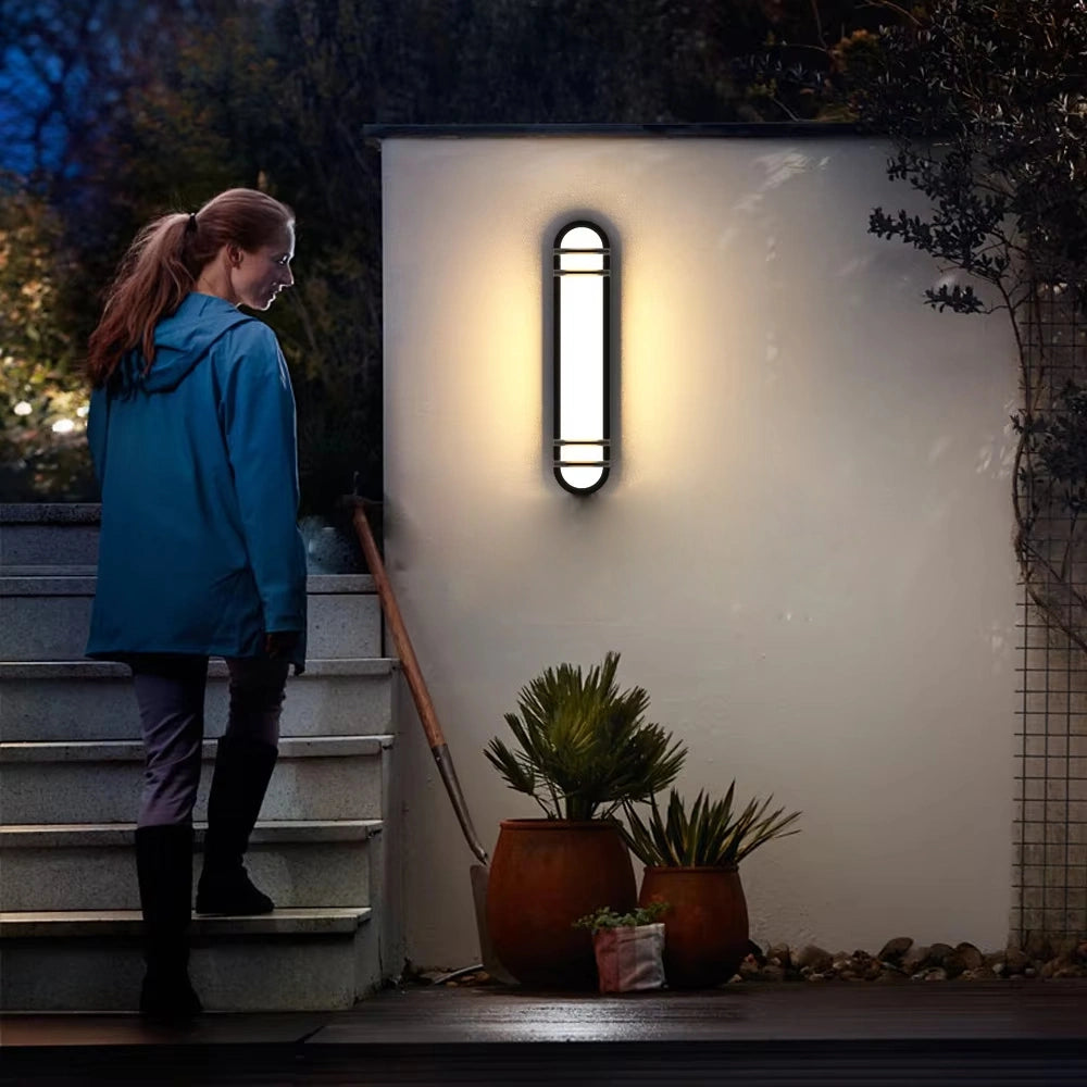 36W 3600LM Dimmable Large Outdoor Wall Lights 23.6 Inch Extra Lanterns For Porch SY-O9046A