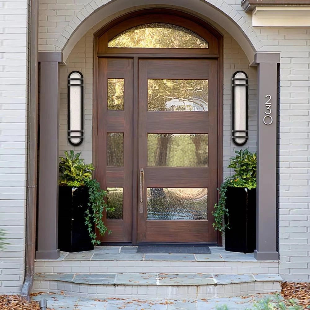 36W 3600LM Dimmable Large Outdoor Wall Lights 23.6 Inch Extra Lanterns For Porch SY-O9046A