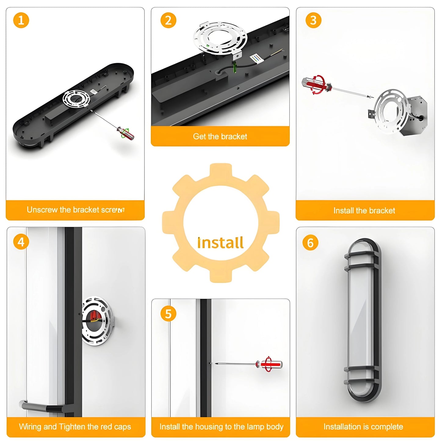 36W 3600LM Dimmable Large Outdoor Wall Lights 23.6 Inch Extra Lanterns For Porch SY-O9046A