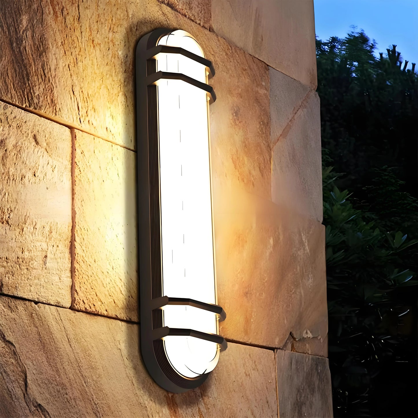 36W 3600LM Dimmable Large Outdoor Wall Lights 23.6 Inch Extra Lanterns For Porch SY-O9046A