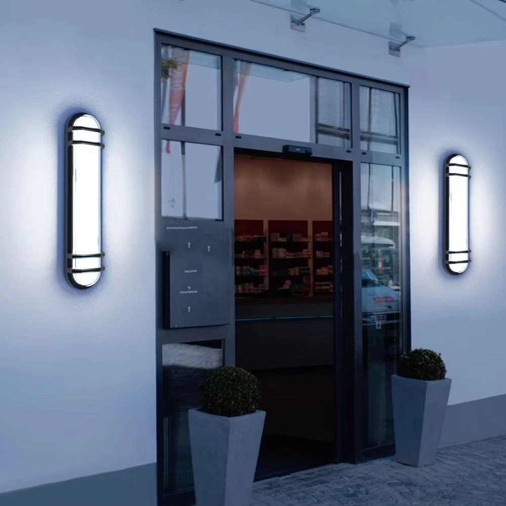 36W 3600LM Dimmable Large Outdoor Wall Lights 23.6 Inch Extra Lanterns For Porch SY-O9046A