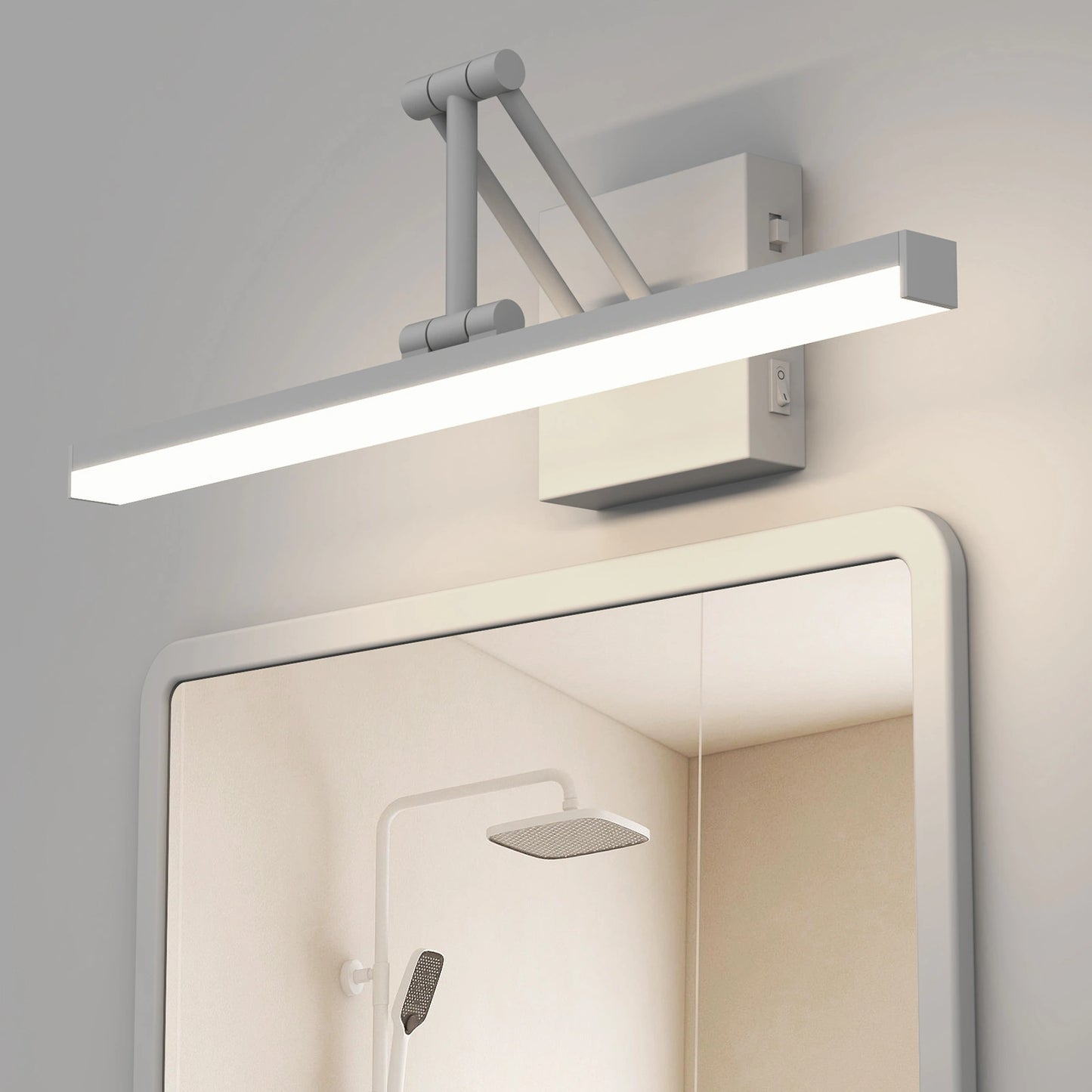 Aluminum Vanity Led Bathroom Lighting 19.09 Inch SY-V015-WHITE