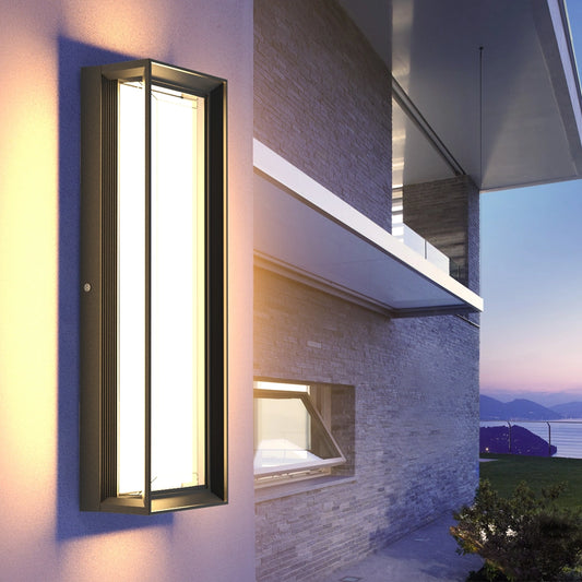 Ip65 16 Inch Dimmable Led Outdoor Wall Lights Exterior Lanterns For Porch SY-O9054-D