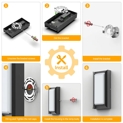 12W Garden led wall mount modern exterior light SY-O9047