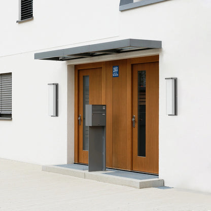 16 Inch Black Dimmable Outdoor Lanterns for Front Porch SY-O9084-D