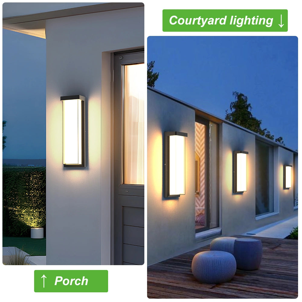 16 Inch Black Dimmable Outdoor Lanterns for Front Porch SY-O9084-D