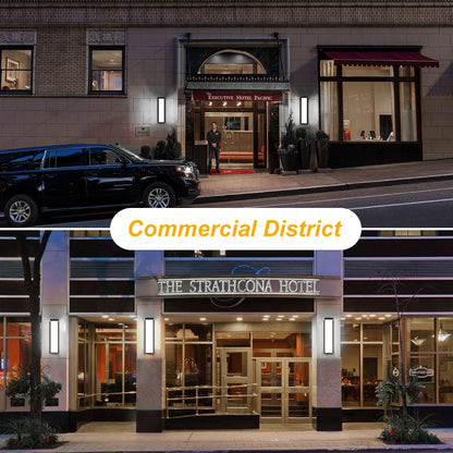 16 Inch Black Dimmable Outdoor Lanterns for Front Porch SY-O9084-D