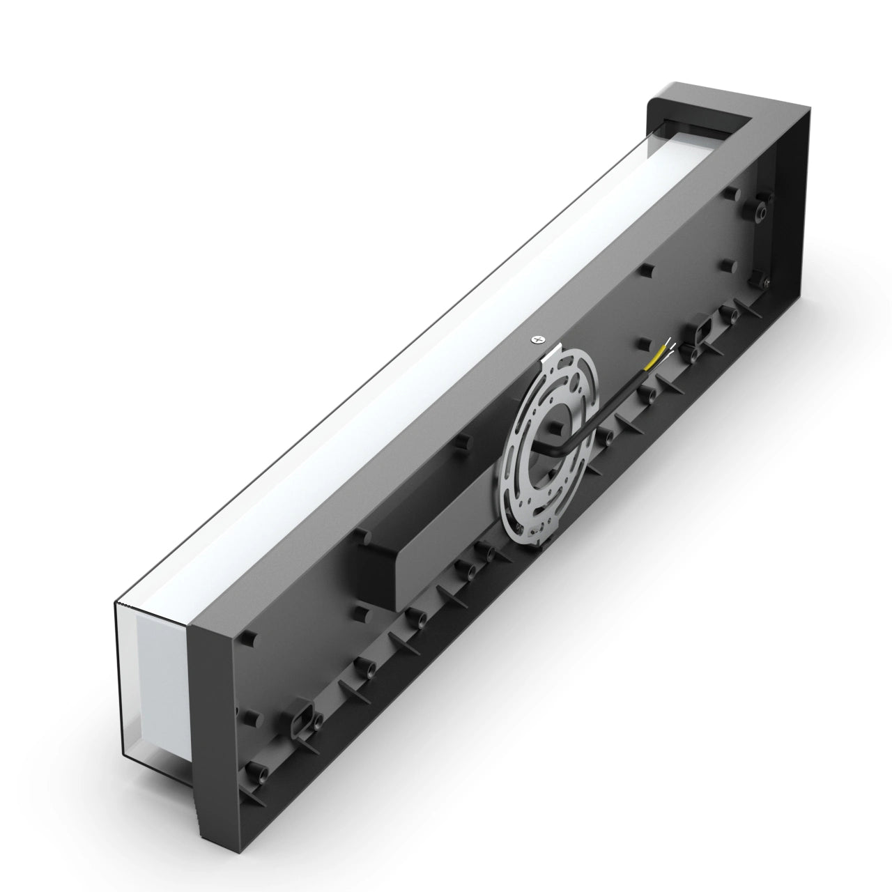 24 Inch Black Large Dimmable Unique Outdoor Wall Lighting for Balcony