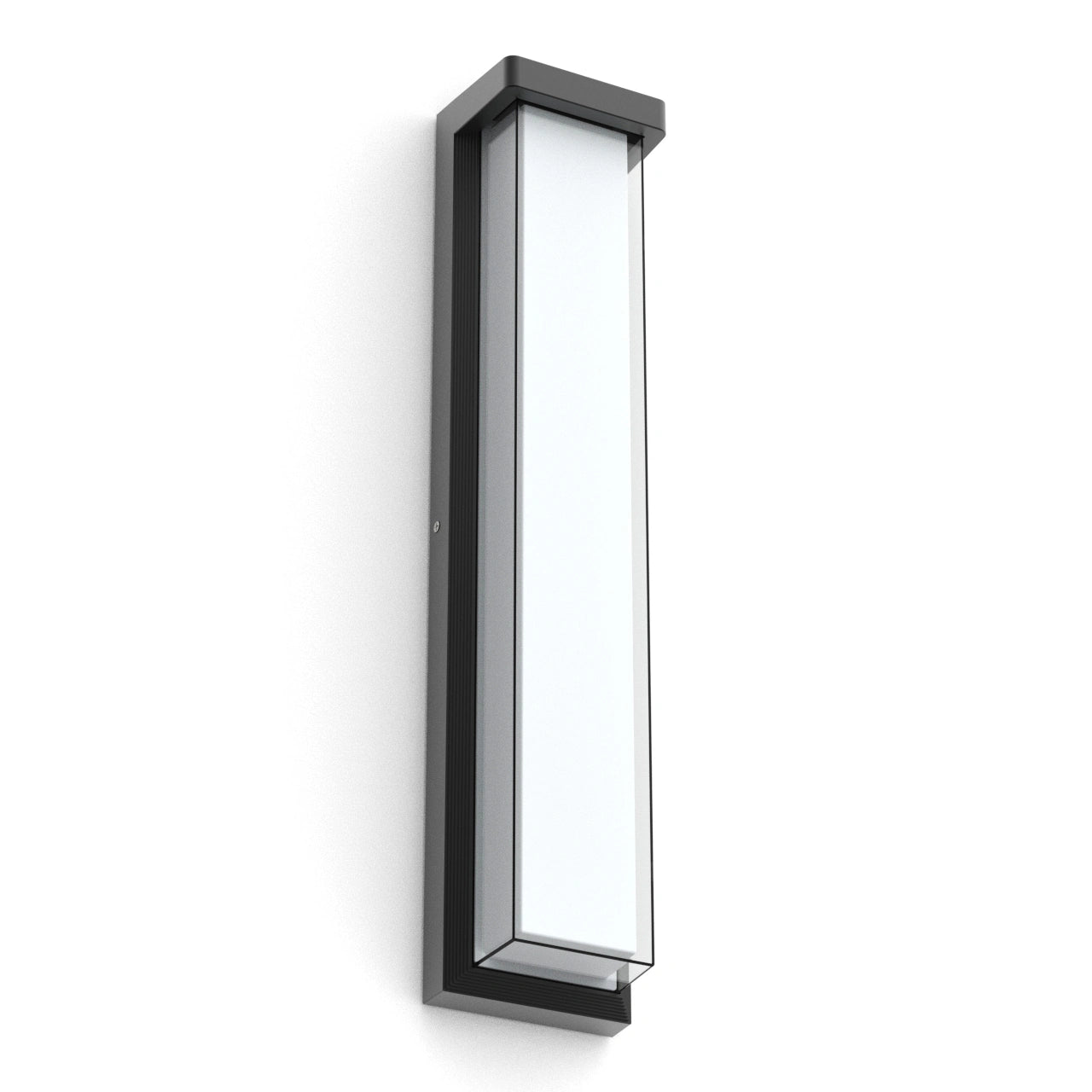 24 Inch Black Large Dimmable Unique Outdoor Wall Lighting for Balcony