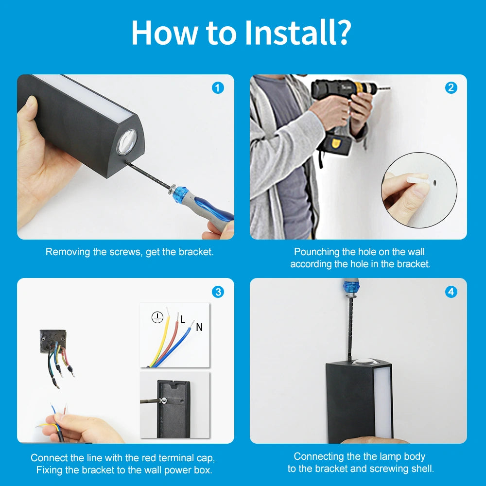 8W Terrace Led Wall Mount Outdoor Wall Lamp SY-O9044S