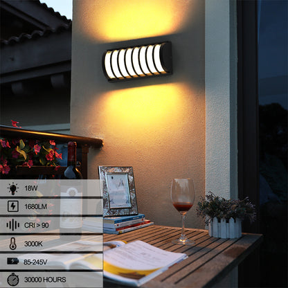 18W Outside Porch Lights Ip65 Led Wall Pack Lamp SY-O9048