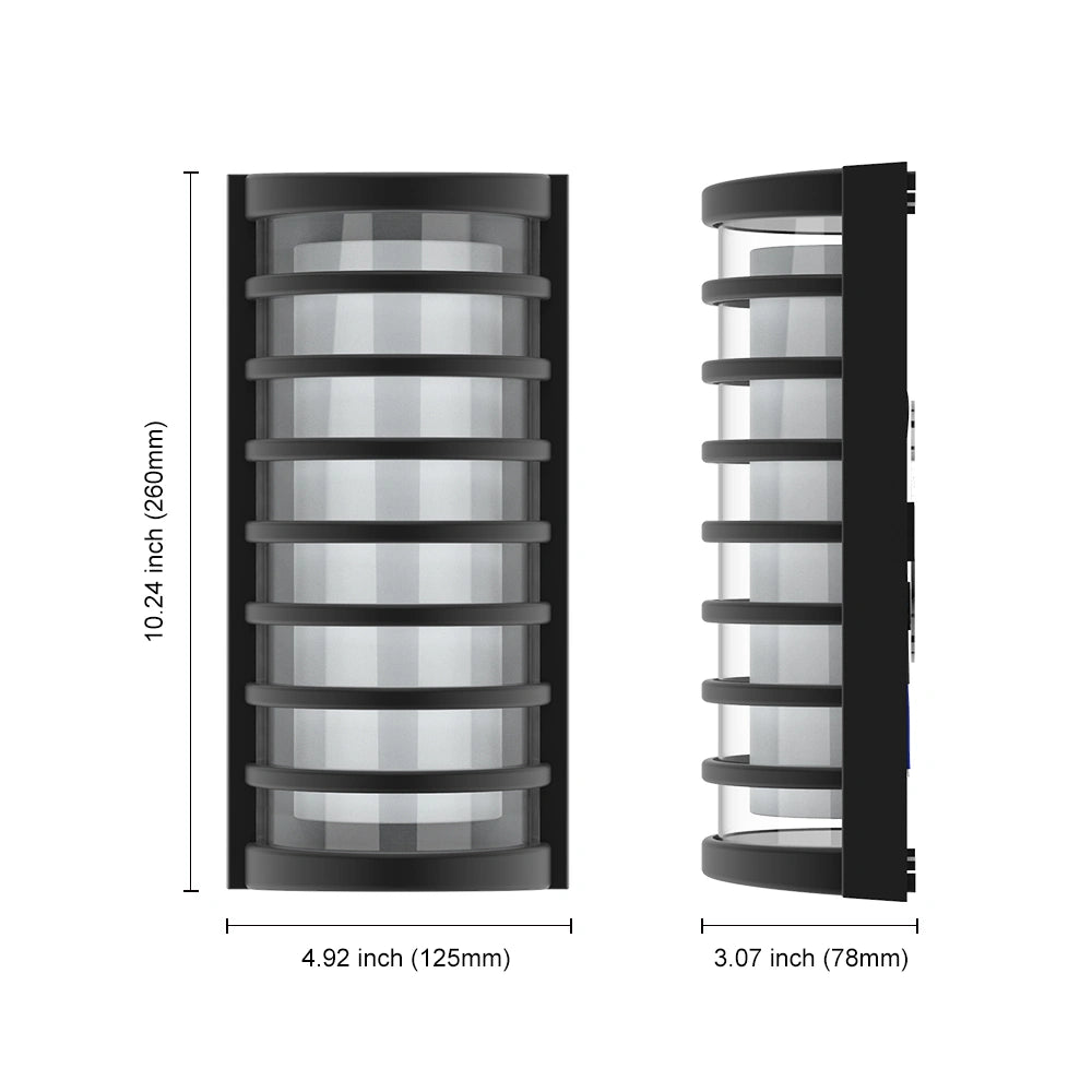 18W Outside Porch Lights Ip65 Led Wall Pack Lamp SY-O9048