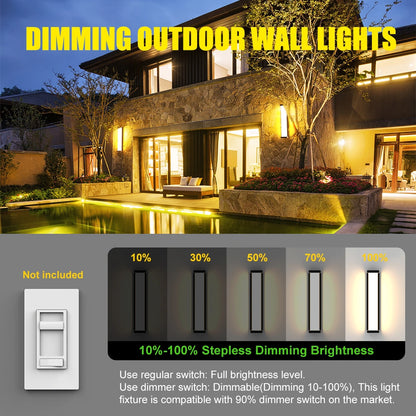 IP65 24 INCH Dimmable Waterproof Outside Porch Lights for Real Estate SY-O9506-D