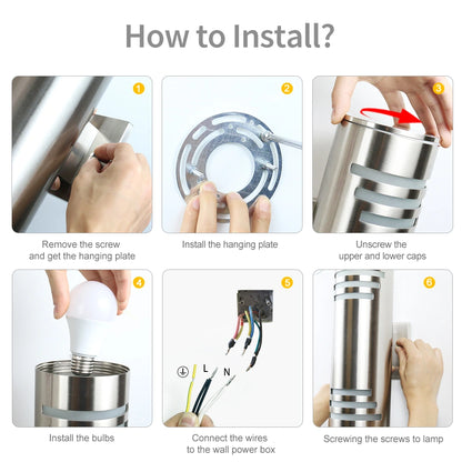 Exterior Stainless Steel Outside Porch Lights SY-OC3001