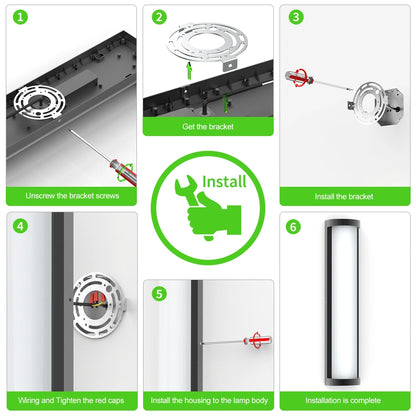 IP65 24 INCH Dimmable Waterproof Outside Porch Lights for Real Estate SY-O9506-D