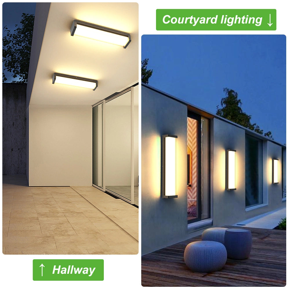 24 Inch IP65 SCR Dimmable Modern Porch Light for Outside Patio SY-O9076-D