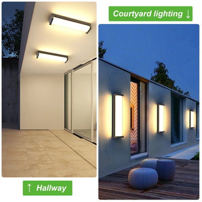 24 Inch IP65 SCR Dimmable Modern Porch Light for Outside Patio SY-O9076-D