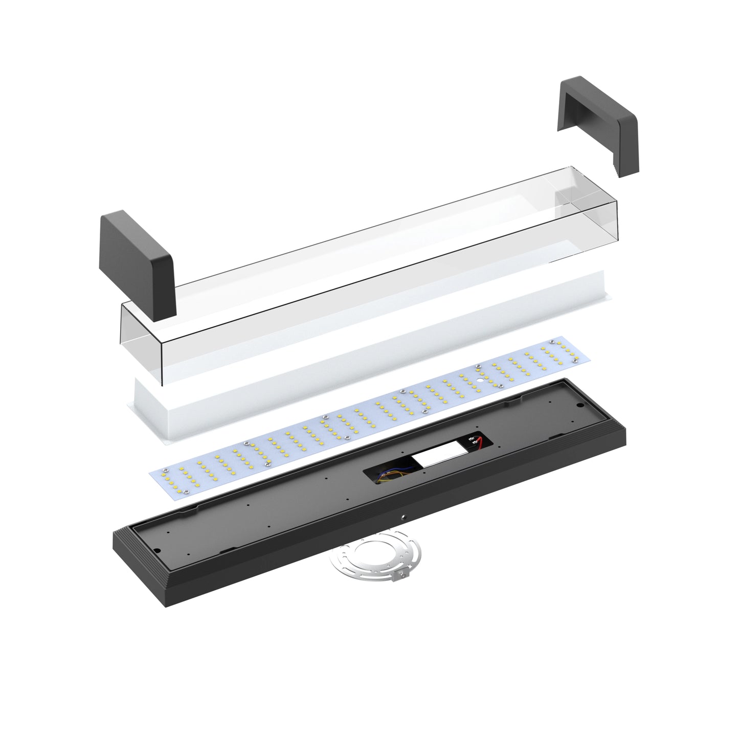 24 Inch IP65 SCR Dimmable Modern Porch Light for Outside Patio SY-O9076-D