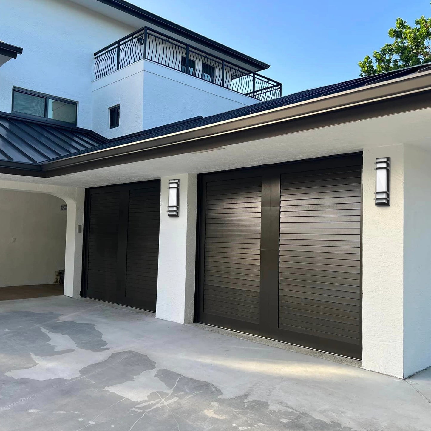 30W SCR Dimmable Exterior Porch Lights 15.75 Inch For Front Door SY-O9044B