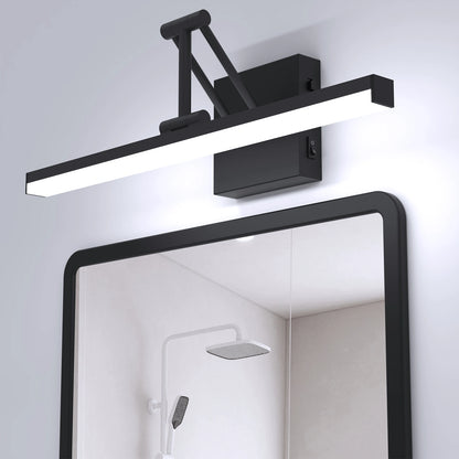 19.09 Inch 3CCT Dimmable Led Bathroom Vanity Lighting With Telescopic Bracket SY-V015-BLACK