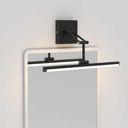19.09 Inch 3CCT Dimmable Led Bathroom Vanity Lighting With Telescopic Bracket SY-V015-BLACK