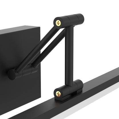19.09 Inch 3CCT Dimmable Led Bathroom Vanity Lighting With Telescopic Bracket SY-V015-BLACK
