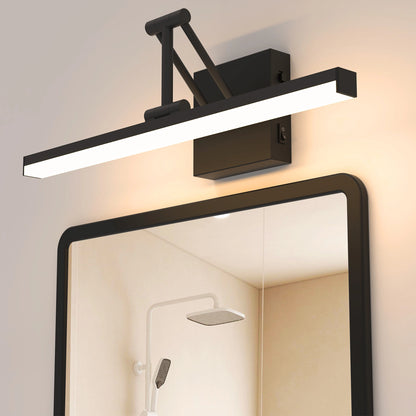 19.09 Inch 3CCT Dimmable Led Bathroom Vanity Lighting With Telescopic Bracket SY-V015-BLACK