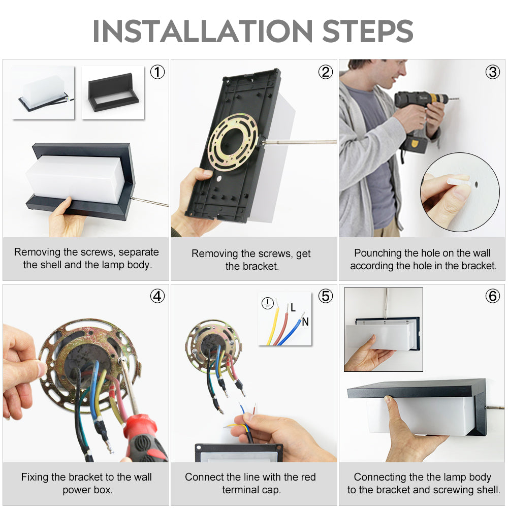 24W Porch Lanterns Patio Outside Front Door Wall Lights SY-O9553