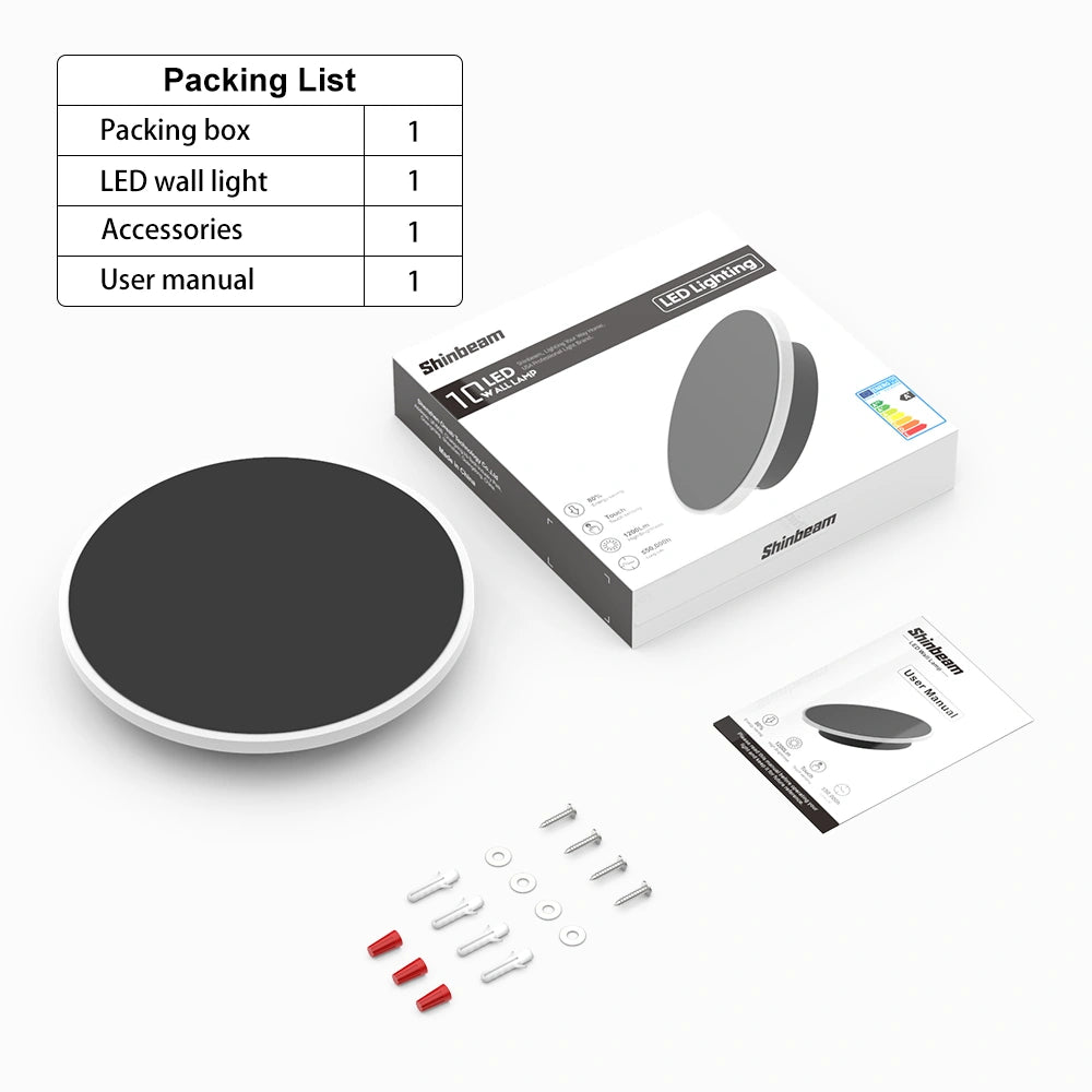 Touchable Wall Sconce Lighting 12W SY-I1011